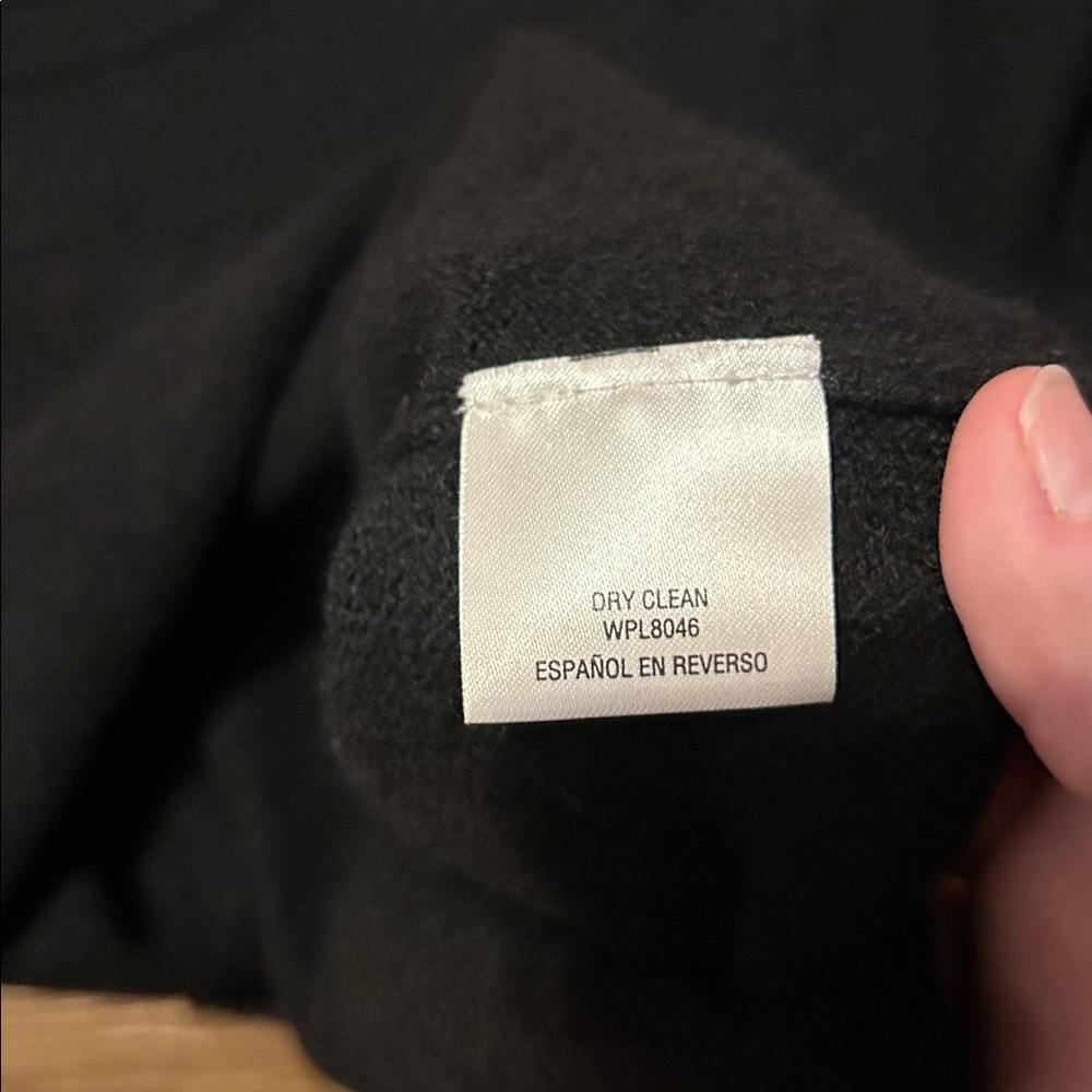 Charter Club Black Cashmere Sweater - Picture 3 of 4